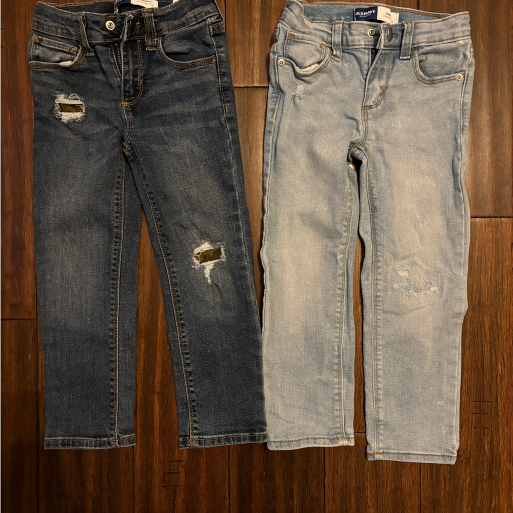 Boy’s Distressed Blue Jeans Set